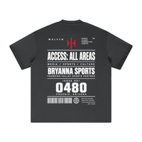 Wolvyn Apparel ‘Bryanna Sports All Access’ Heavyweight Earth Tone T-Shirt - Dark Hues - Wolvyn Apparel