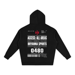 Wolvyn Apparel ‘Bryanna Sports All Access’ Oversize Fleeced Hoodie - Wolvyn Apparel