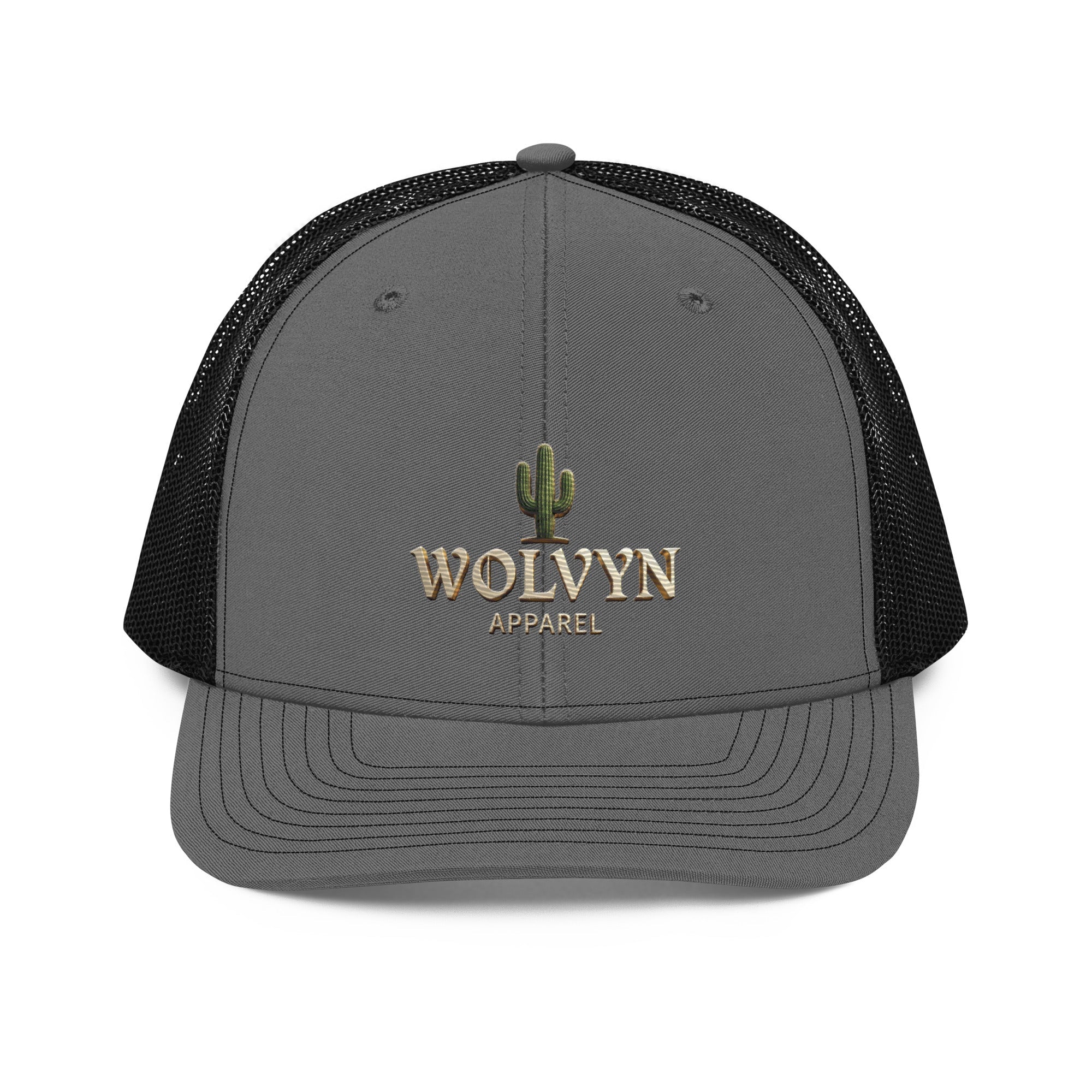 Wolvyn Apparel "Cactus" Premium Embroidered Richardson Trucker Cap - Wolvyn Apparel