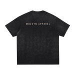 Wolvyn Apparel "Created DLS" Vintage Washed Hand-Frayed T-Shirt - Wolvyn Apparel