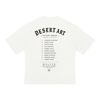 Wolvyn Apparel ‘Desert Art Tattoo List’ Unisex Heavyweight Oversized T-Shirt - Wolvyn Apparel