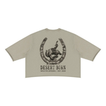 Wolvyn Apparel ‘Desert Born’ Unisex Mineral Wash Raw Hem Boxy T-Shirt - Wolvyn Apparel