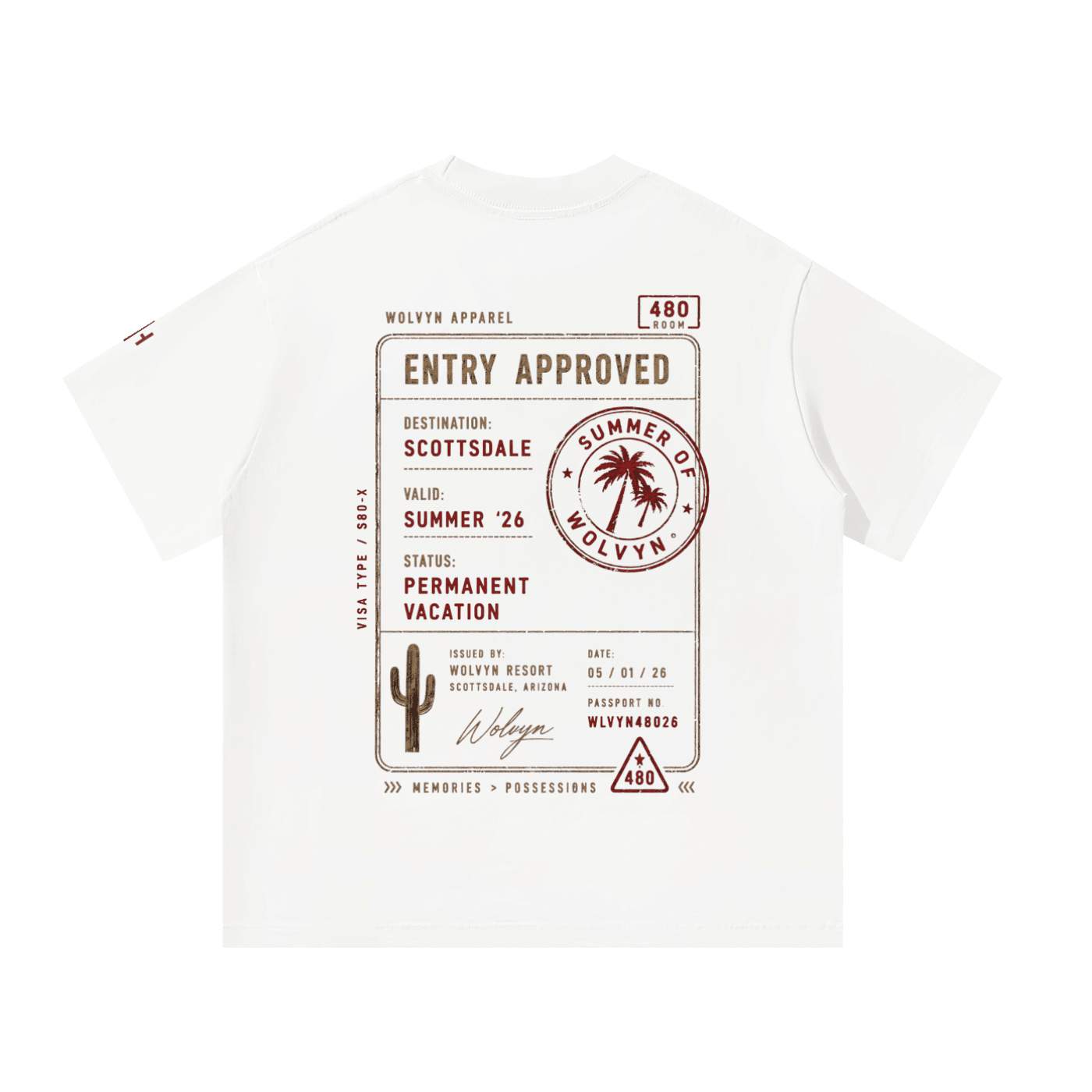 Wolvyn Apparel ‘Destination’ Unisex Oversized T-Shirt - Wolvyn Apparel