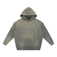 Wolvyn Apparel ‘DLS’ Vintage Washed Frayed Fleece Hoodie - Wolvyn Apparel