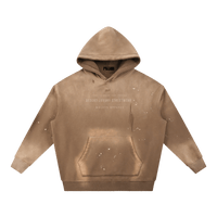 Wolvyn Apparel ‘DLS’ Vintage Washed Frayed Fleece Hoodie - Wolvyn Apparel