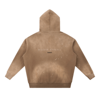 Wolvyn Apparel ‘DLS’ Vintage Washed Frayed Fleece Hoodie - Wolvyn Apparel