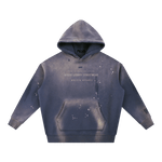 Wolvyn Apparel ‘DLS’ Vintage Washed Frayed Fleece Hoodie - Wolvyn Apparel