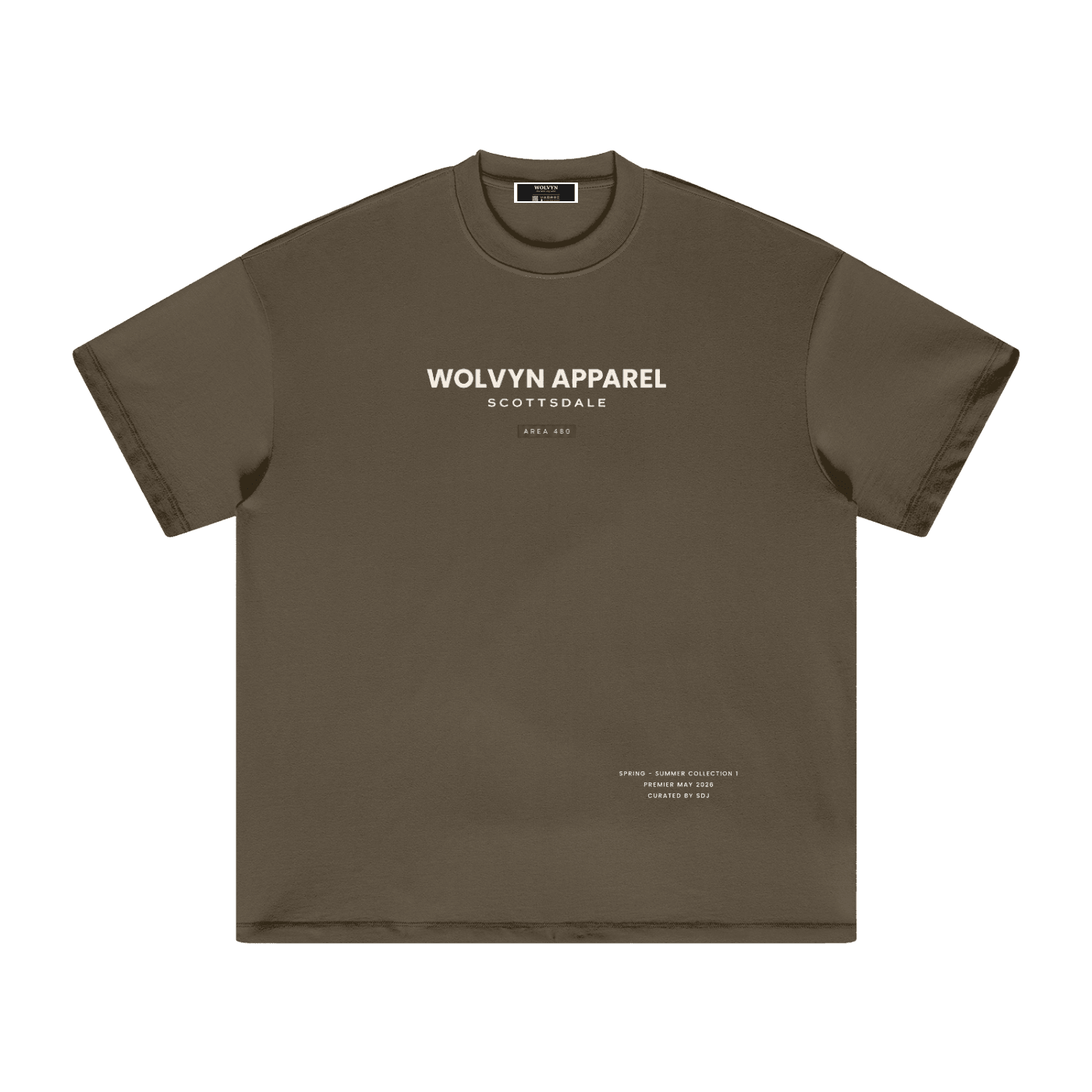 Wolvyn Apparel "Elevated" 305 GSM Earth Tone T-Shirt - Wolvyn Apparel