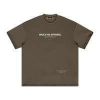 Wolvyn Apparel "Elevated" 305 GSM Earth Tone T-Shirt - Wolvyn Apparel