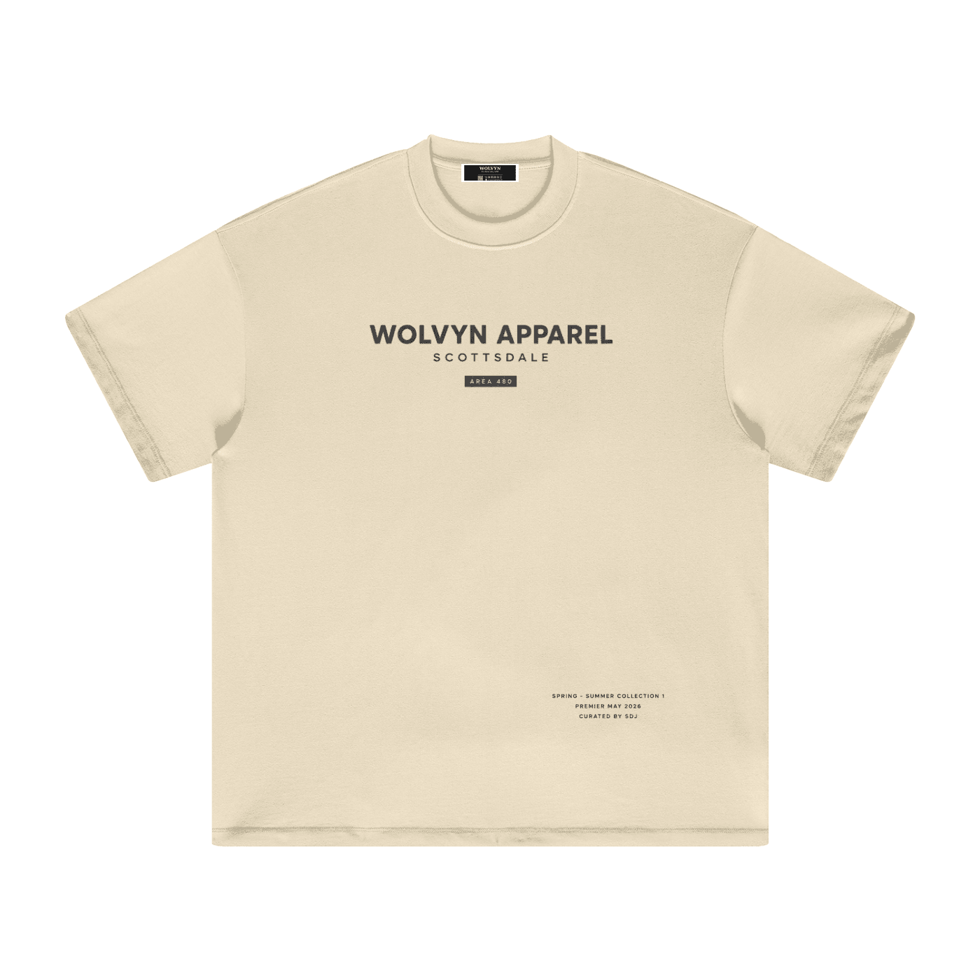 Wolvyn Apparel "Elevated" 305 GSM Earth Tone T-Shirt - Wolvyn Apparel