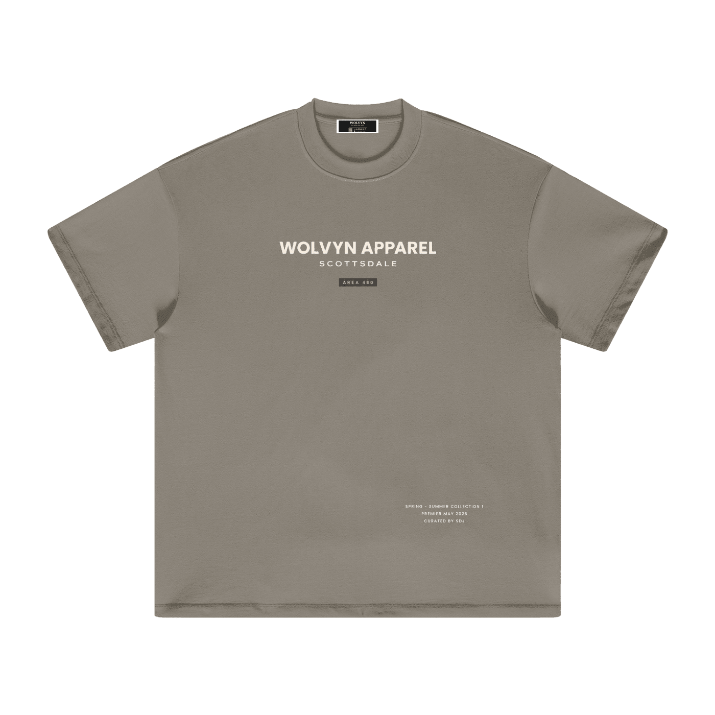 Wolvyn Apparel "Elevated" 305 GSM Earth Tone T-Shirt - Wolvyn Apparel