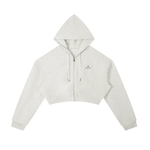 Wolvyn Apparel Essential Cropped Zip-Up Hoodie - Wolvyn Apparel