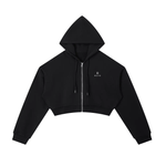 Wolvyn Apparel Essential Cropped Zip-Up Hoodie - Wolvyn Apparel