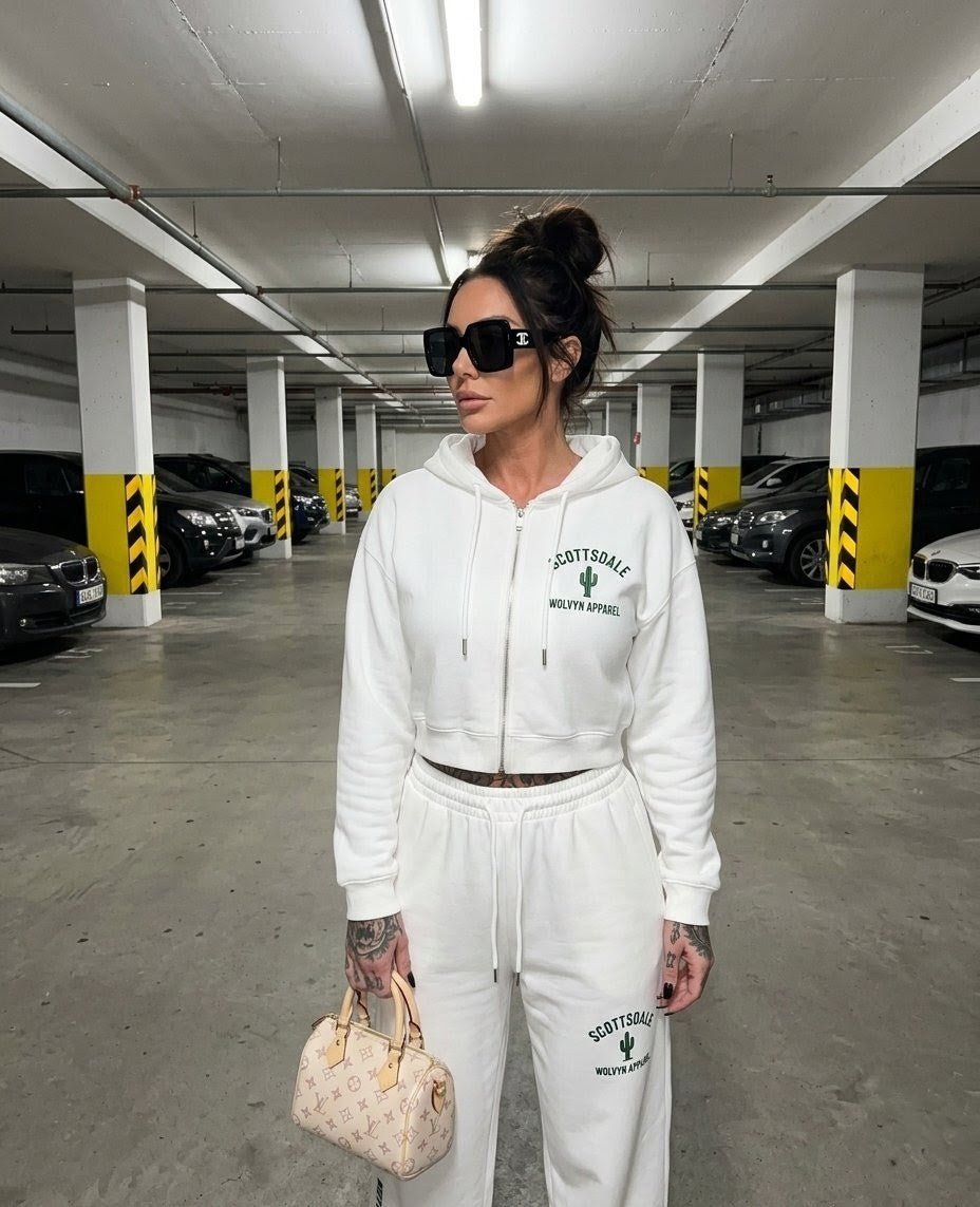 Wolvyn Apparel Essential Cropped Zip - Up Hoodie - Wolvyn Apparel