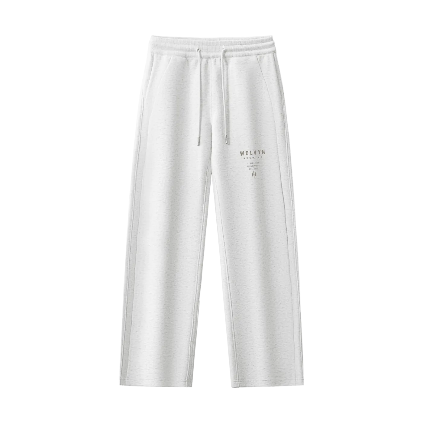 Wolvyn Apparel Essential Drawstring Straight-Leg Sweatpants - Wolvyn Apparel