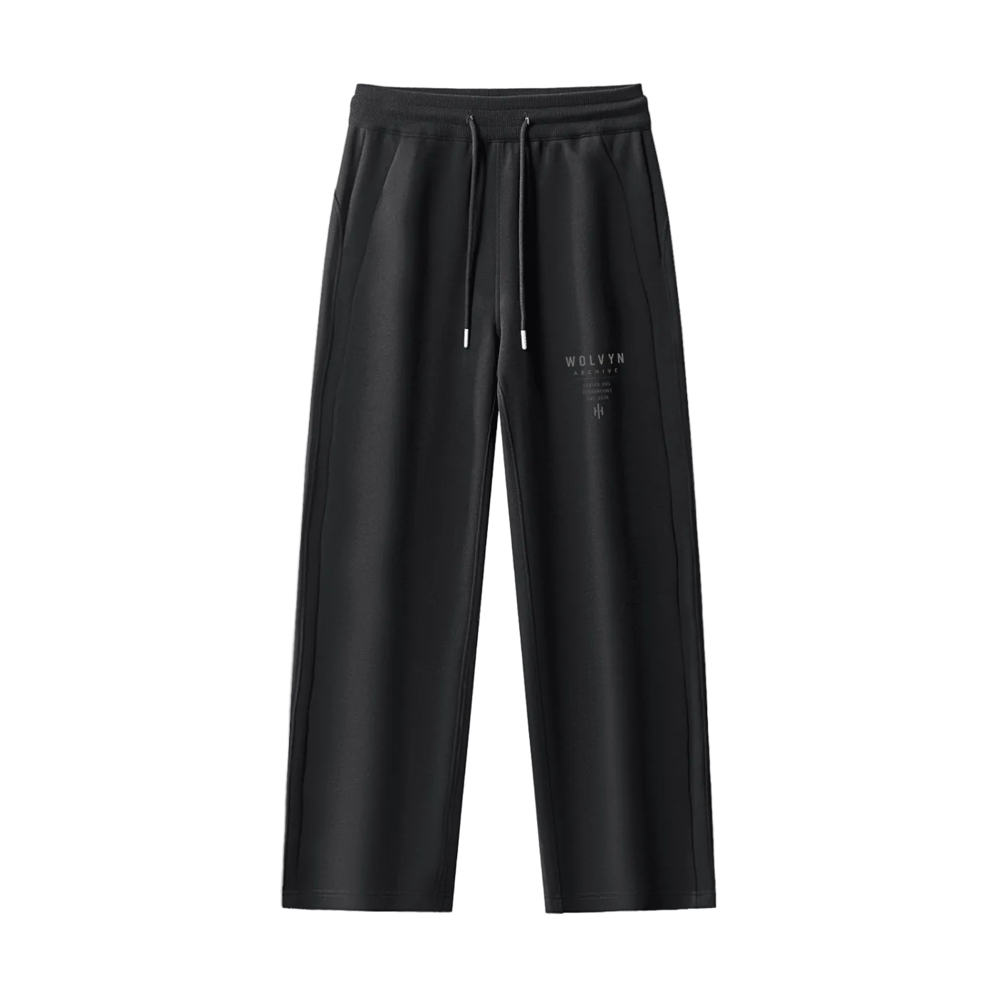 Wolvyn Apparel Essential Drawstring Straight-Leg Sweatpants - Wolvyn Apparel