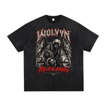 Wolvyn Apparel ‘Fallen Angel’ Vintage Washed Hand-Frayed T-Shirt - Wolvyn Apparel