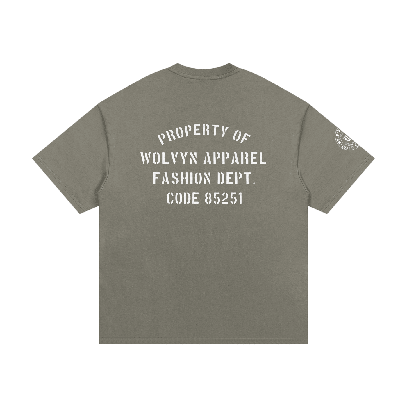 Wolvyn Apparel "Fashion Dept" 330 GSM Essential Heavyweight Cotton T-Shirt - Wolvyn Apparel