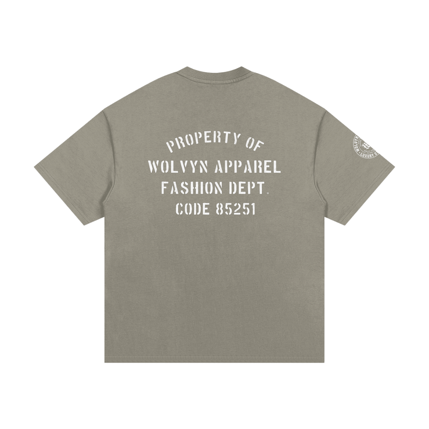 Wolvyn Apparel "Fashion Dept" 330 GSM Essential Heavyweight Cotton T-Shirt - Wolvyn Apparel