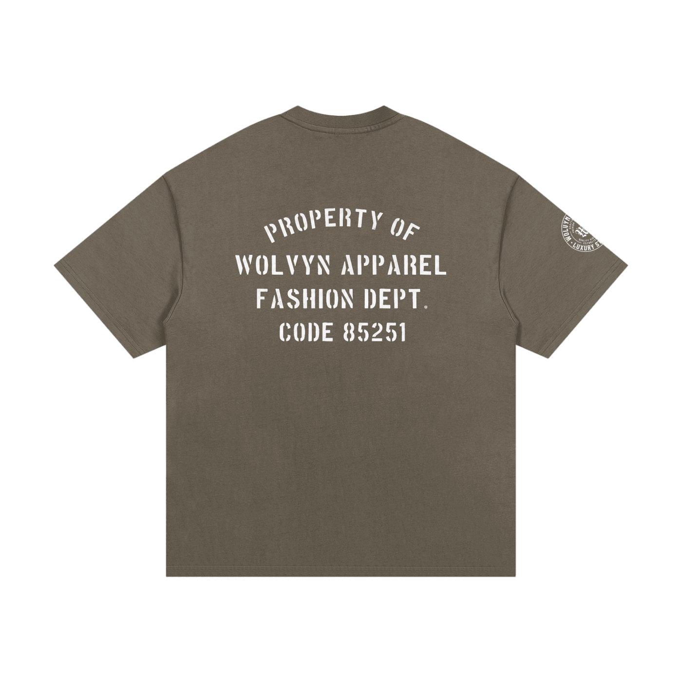 Wolvyn Apparel "Fashion Dept" 330 GSM Essential Heavyweight Cotton T-Shirt - Wolvyn Apparel