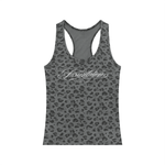 Wolvyn Apparel ‘Foudnations Script’ Women’s Leopard print Tank Top - Wolvyn Apparel