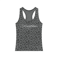 Wolvyn Apparel ‘Foudnations Script’ Women’s Leopard print Tank Top - Wolvyn Apparel