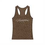 Wolvyn Apparel ‘Foudnations Script’ Women’s Leopard print Tank Top - Wolvyn Apparel