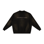 Wolvyn Apparel ‘Foundation 001’ Sunfade Fleeced Sweatshirt - Wolvyn Apparel