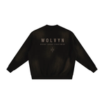Wolvyn Apparel ‘Foundation 001’ Sunfade Fleeced Sweatshirt - Wolvyn Apparel