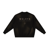 Wolvyn Apparel ‘Foundation 001’ Sunfade Fleeced Sweatshirt - Wolvyn Apparel