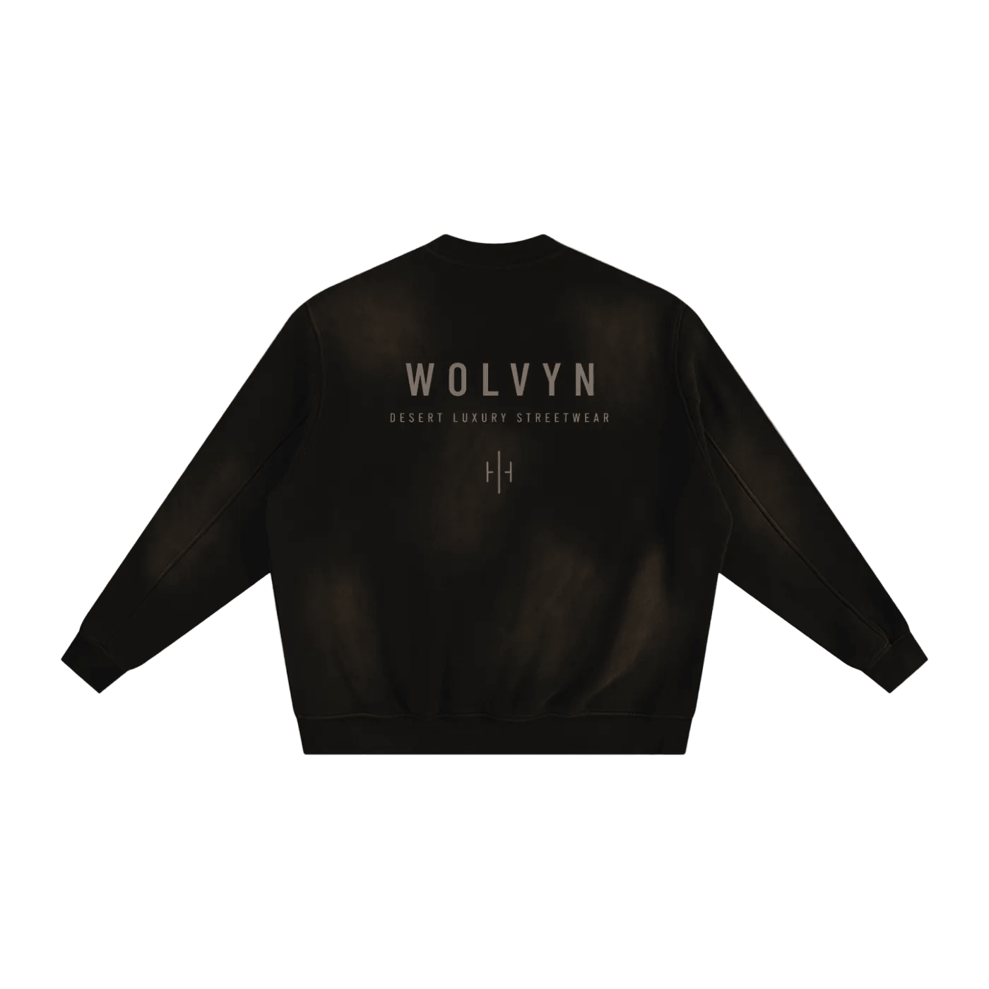 Wolvyn Apparel ‘Foundation 001’ Sunfade Fleeced Sweatshirt - Wolvyn Apparel
