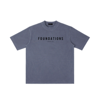 Wolvyn Apparel ‘Foundation 001’ Vintage Wash Drop Shoulder T-shirt - Wolvyn Apparel