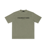 Wolvyn Apparel ‘Foundation 001’ Vintage Wash Drop Shoulder T-shirt - Wolvyn Apparel