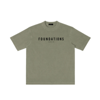 Wolvyn Apparel ‘Foundation 001’ Vintage Wash Drop Shoulder T-shirt - Wolvyn Apparel