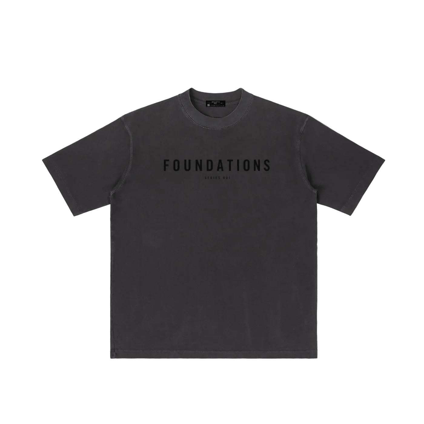 Wolvyn Apparel ‘Foundation 001’ Vintage Wash Drop Shoulder T-shirt - Wolvyn Apparel