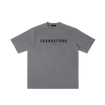 Wolvyn Apparel ‘Foundation 001’ Vintage Wash Drop Shoulder T-shirt - Wolvyn Apparel