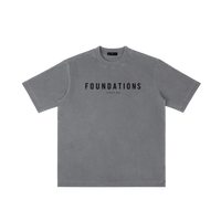 Wolvyn Apparel ‘Foundation 001’ Vintage Wash Drop Shoulder T-shirt - Wolvyn Apparel