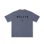 Wolvyn Apparel ‘Foundation 001’ Vintage Wash Drop Shoulder T-shirt - Wolvyn Apparel