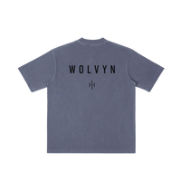 Wolvyn Apparel ‘Foundation 001’ Vintage Wash Drop Shoulder T-shirt - Wolvyn Apparel
