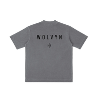 Wolvyn Apparel ‘Foundation 001’ Vintage Wash Drop Shoulder T-shirt - Wolvyn Apparel