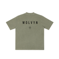 Wolvyn Apparel ‘Foundation 001’ Vintage Wash Drop Shoulder T-shirt - Wolvyn Apparel