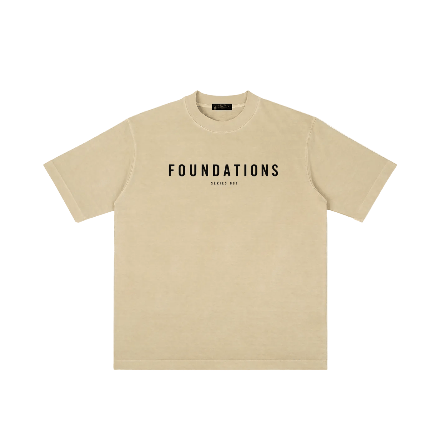 Wolvyn Apparel ‘Foundation 001’ Vintage Wash Drop Shoulder T-shirt - Wolvyn Apparel