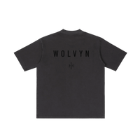 Wolvyn Apparel ‘Foundation 001’ Vintage Wash Drop Shoulder T-shirt - Wolvyn Apparel