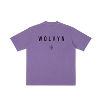 Wolvyn Apparel ‘Foundation 001’ Vintage Wash Drop Shoulder T-shirt - Wolvyn Apparel