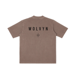 Wolvyn Apparel ‘Foundation 001’ Vintage Wash Drop Shoulder T-shirt - Wolvyn Apparel