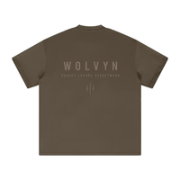 Wolvyn Apparel ‘Foundations 001’ Heavyweight Earth Tone T-Shirt - Wolvyn Apparel
