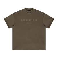 Wolvyn Apparel ‘Foundations 001’ Heavyweight Earth Tone T-Shirt - Wolvyn Apparel
