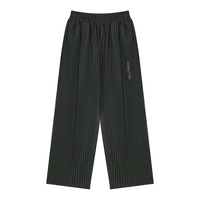 Wolvyn Apparel ‘Foundations 001’ Unisex Striped Pleated Pants - Wolvyn Apparel
