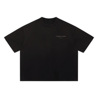 Wolvyn Apparel ‘Foundations 001’ Unisex Sun Fade Distressed Boxy T-Shirt - Wolvyn Apparel