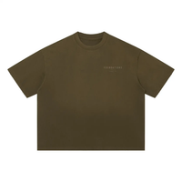Wolvyn Apparel ‘Foundations 001’ Unisex Sun Fade Distressed Boxy T-Shirt - Wolvyn Apparel